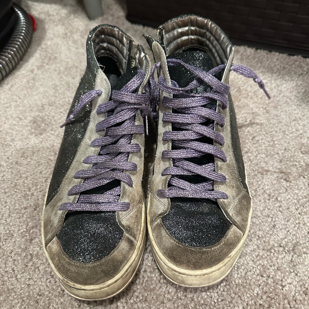 P448 skate metallic sneakers